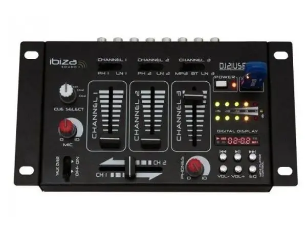 MIXER USB DJ CU FUNCTIE BLUETOOTH, 7 Canale, DJ21USB-BT