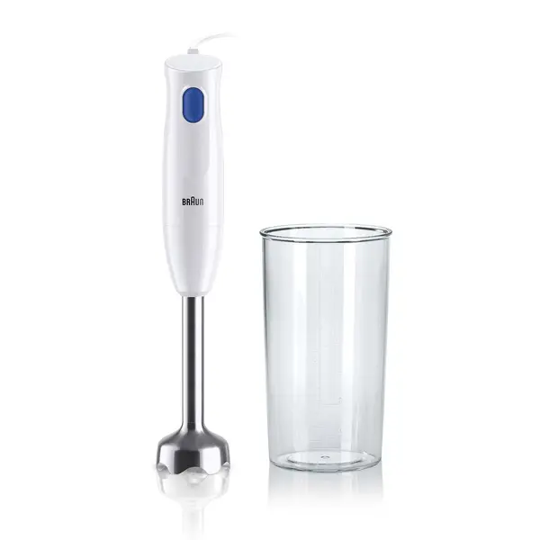 Mixer vertical Braun MQ10.001M, 450 W, 1 viteza, Pahar gradat 600ml, Alb