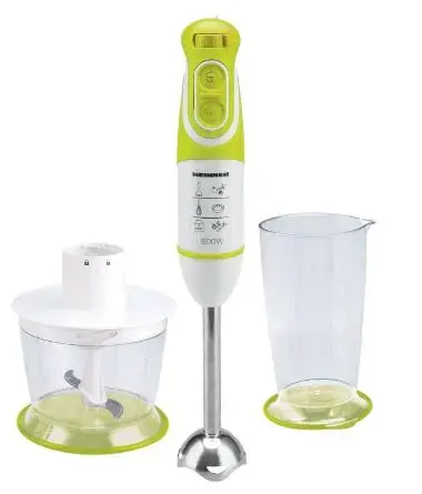 Mixer vertical Heinner CHARM HB-600GR, 600W, 0.7l (Alb-Verde)