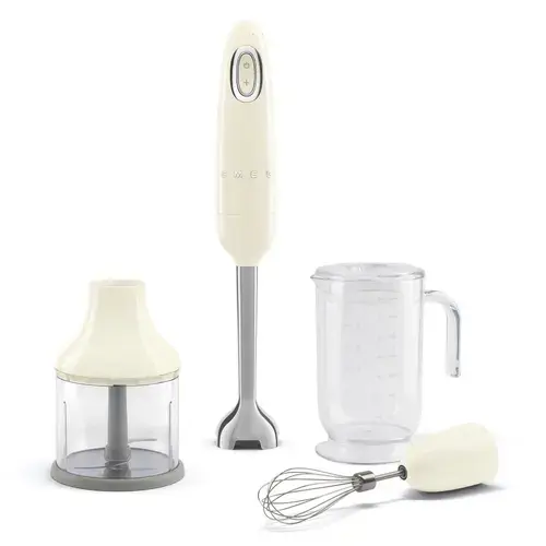 Mixer vertical SMEG Stil anii 50 HBF03CREU, 700 W, 1.4 l (Crem)