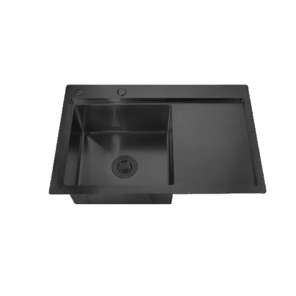 MIXXUS HM7849L-215 NANO-BLACK (3.0 0.8) chiuveta bucatarie din inox