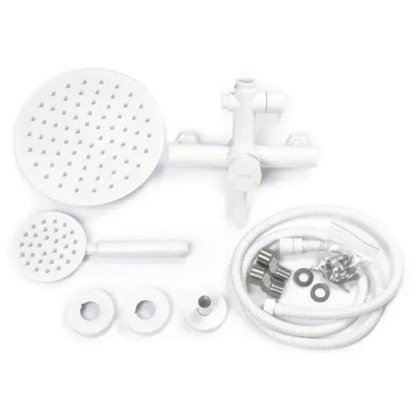 MIXXUS SUS-003-J WHITE baterie baie cu coloana de dus din otel inoxidabil