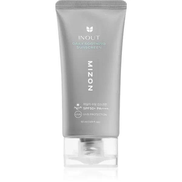 Mizon Inout Daily Soothing Sunscreen lichid protector ultra ușor cu efect calmant SPF 50+ 50 ml