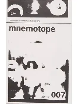 mnemotope 007, Paperback/bog bodies press