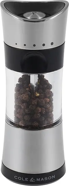 Moară de piper Cole & Mason - Horsham, 15,4 cm, inox