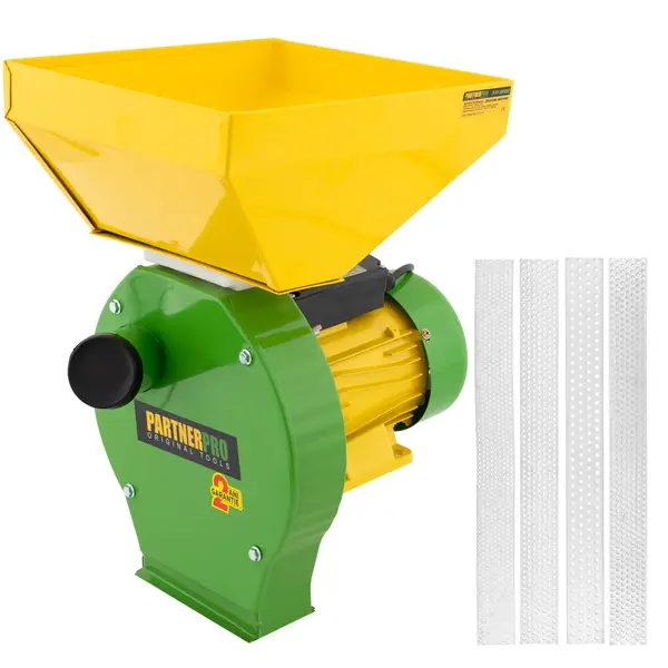 Moara electrica PartnerPRO, 3900W, Productivitate 240Kg h, bobinaj de cupru, cuva marita