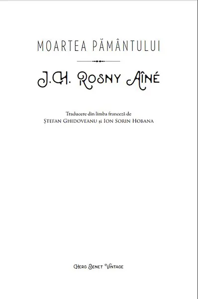 Moartea Pamantului | J.H. Rosny Aine