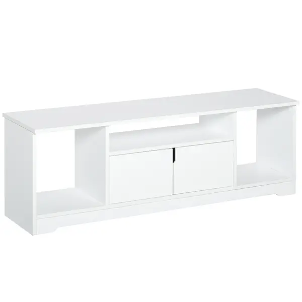 Mobilier Suport TV de pana la 45" HOMCOM cu Dulap si Etajere | Aosom Romania