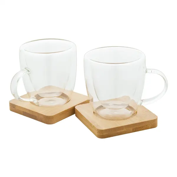 Mocaboo Set espresso din sticlă