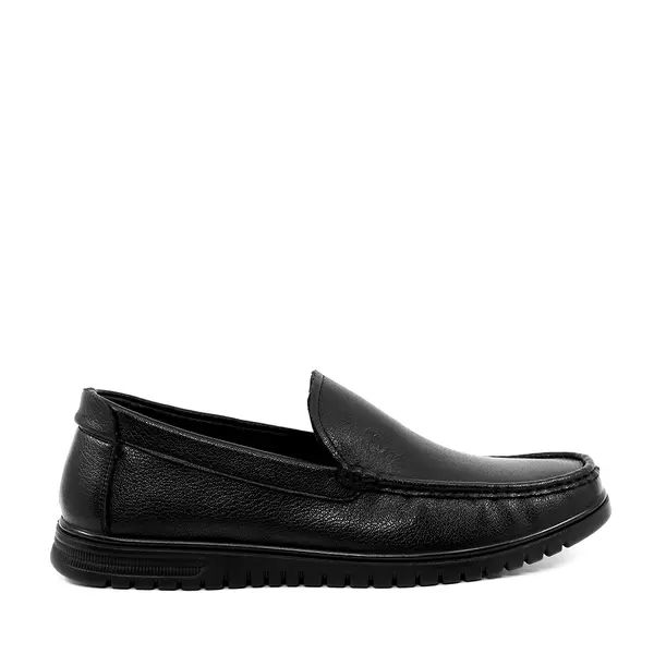 Mocasini bărbați Benvenuti negri din piele 3859BM636N