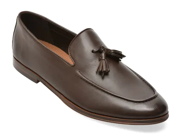 Mocasini eleganti ALDO maro, MOTTO 204, din piele intoarsa