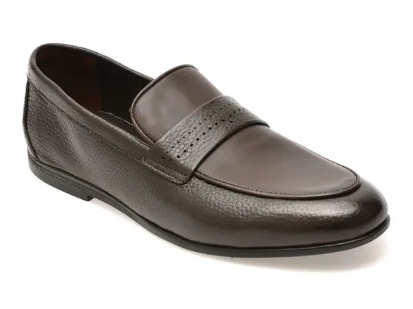 Mocasini eleganti BITE THE BULLET maro, FH412, din piele naturala