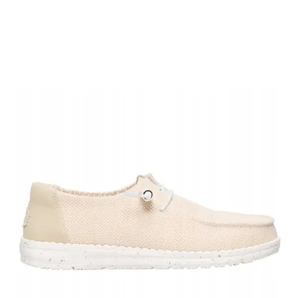 Mocasini ușori femei HeyDude Wendy Stretch Sox bej 3091DM41878BE