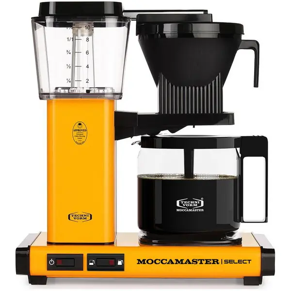 MOCCAMASTER Cafetiera KBG Select Yellow Pepper, complet automat, 1,25 L