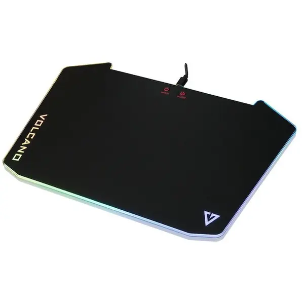 Modecom Mouse Pad MODECOM VOLCANO RIFT V2, iluminare RGB, 350 x 240 x 5 mm, Negru