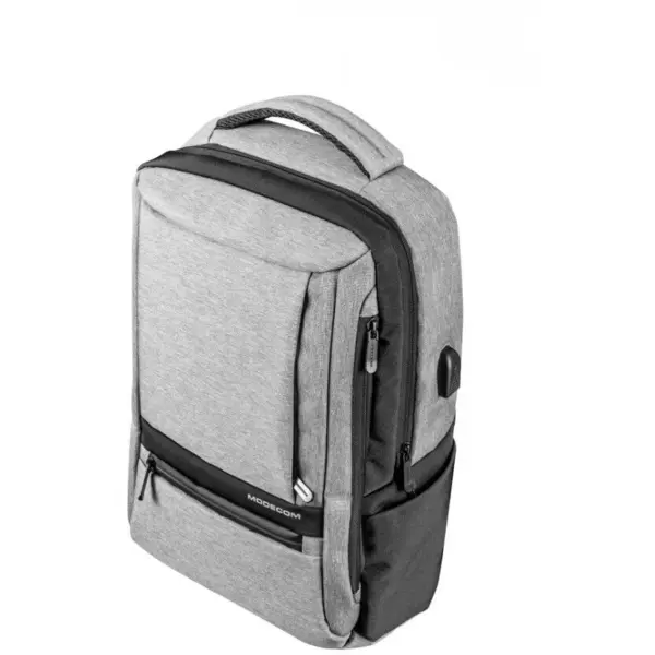Modecom Rucsac Modecom pentru laptop 15,6, Negru cu Gri