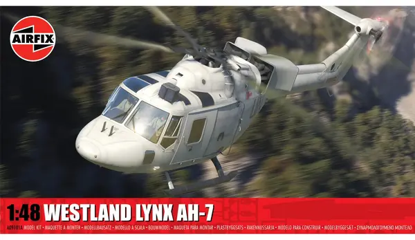 Model asamblabil Airfix Militari: Elicoptere - elicopter militar britanic Westland Lynx AH-7