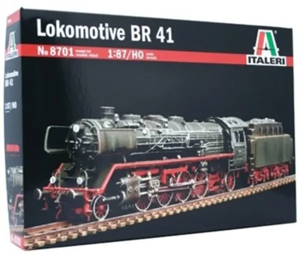 Model asamblabil Italeri Moderne: Trenuri - Locomotivă cu abur seria 41, epocă III (BR41) H0
