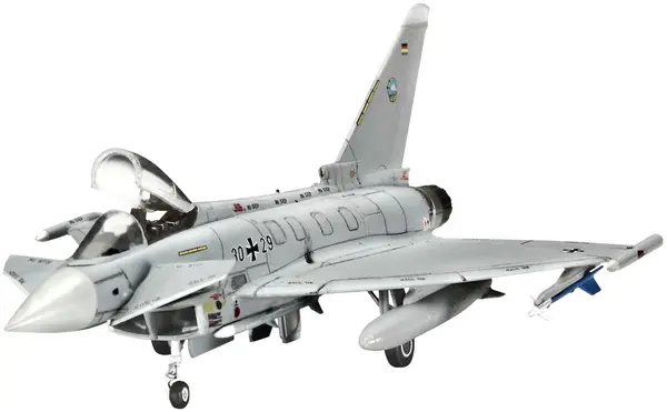 Model asamblat a unei aeronave militare Revell - Eurofighter Typhoon single seater (04282)