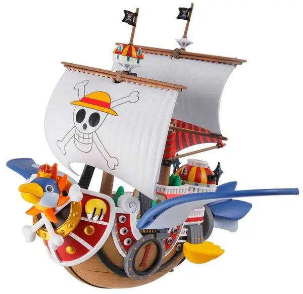 Model asamblat Bandai Animation: One Piece - Thousand Sunny Flying, 12 cm