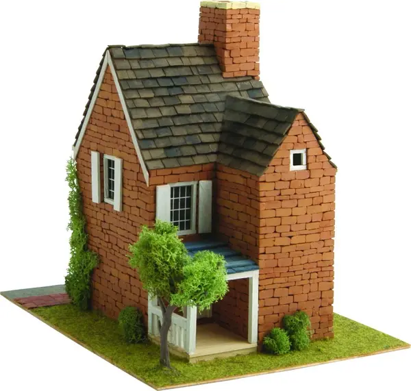 Model asamblat Domus Kits - Vilă 10, Model cărămizi reale