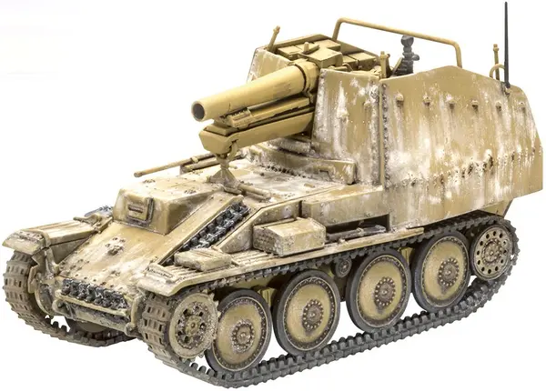 Model asamblat Revell Militar : Tancuri -Gun autopropulsat German Grille