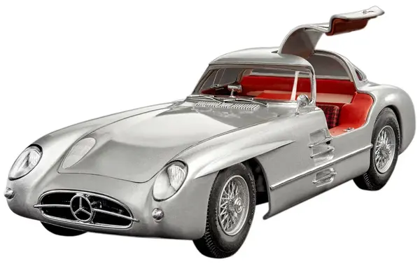 Model asamblat Revell Modern: Mașini - Mercedes-Benz 300 SLR, 70th Anniversary