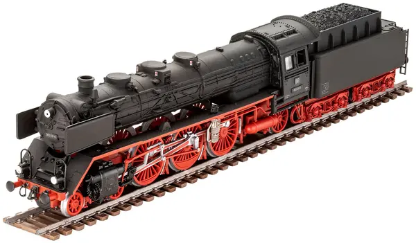 Model asamblat Revell Modern: trenuri - Locomotivă într-un tren expres BR03 & Tender