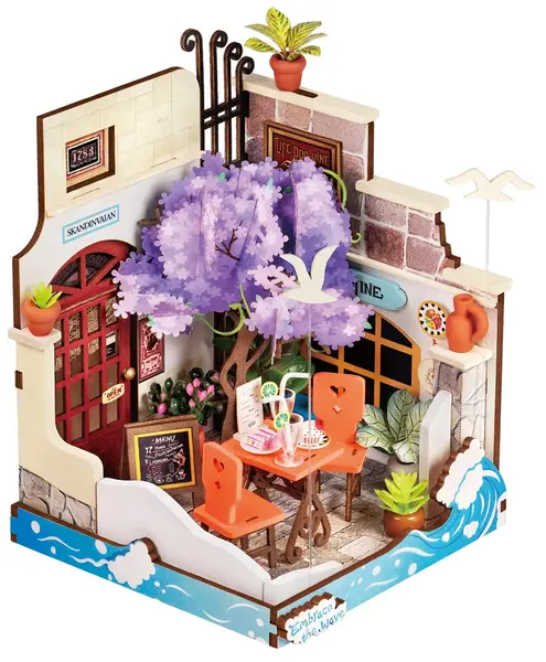 Model asamblat Robo Time - Restaurant de vacanță la mare