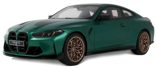 Model colecționar GT Spirit Modern: Automobile - BMW M4 CS Frozen Isle of Man Green 2024
