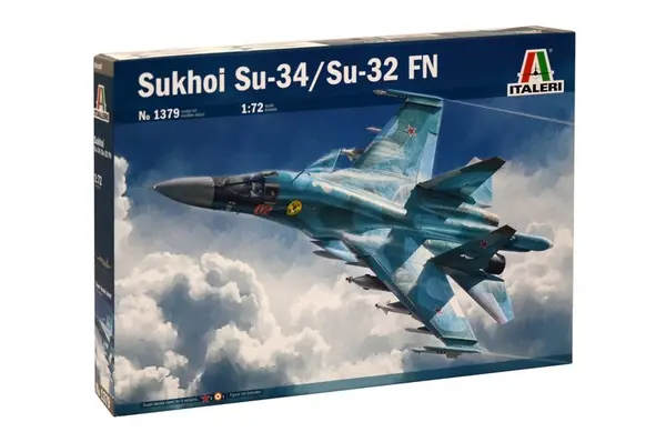 Model de ansamblu militar - Avion-bombardier rus cu două locuri Su-34 (Su-32) FN (SUKHOI Su-34 (Su-32) FN)