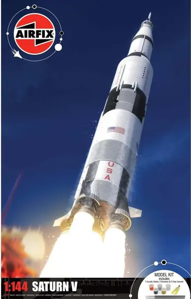 Model de asamblare Airfix Spațial: Rachetă purtătoare super-grea americană Saturn V