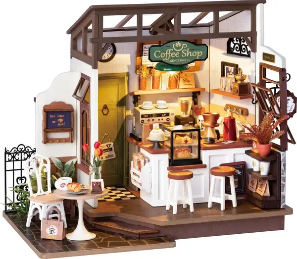 Model de asamblare Robo Time - Cafeneaua NO.17