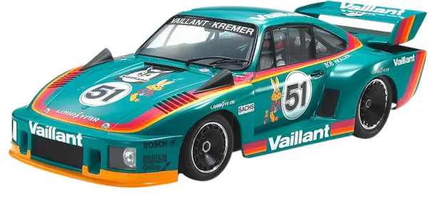 Model de asamblare TAMIYA Curse: Mașini - Porsche 935 Vaillant