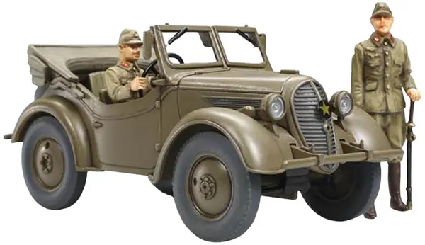 Model de asamblare TAMIYA Militar: Mașini - Japonez 4x4 Type 95 Kurogane (TAM32558)
