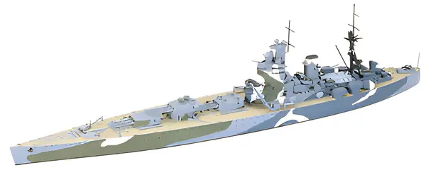 Model de asamblare TAMIYA Militari: Nave - Cuirasatul britanic Nelson (TAM77504)