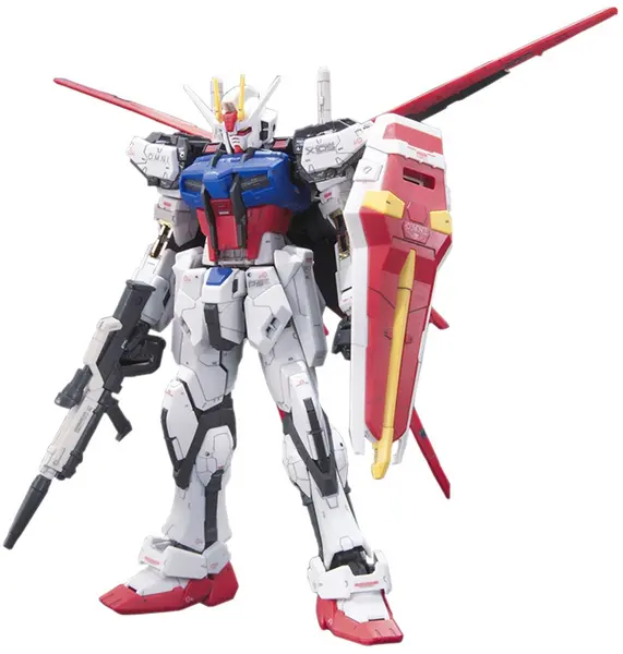 Model de asamblat Bandai Cosmic: Mobile Suit Gundam - GAT-X105 Aile Strike (1/144) (RG)