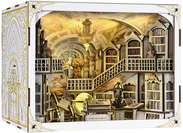 Model de asamblat MiniCity - The Library of Gods MAX