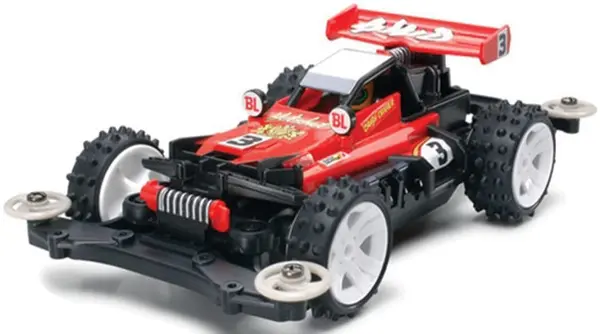 Model de asamblat Tamiya Curse: Mașini - Hotshot Jr. (MS), 1:32