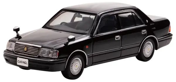 Model de colecție Carnel Modern: Automobile - Toyota Crown Royal Saloon G (JZS175), negru, 1999