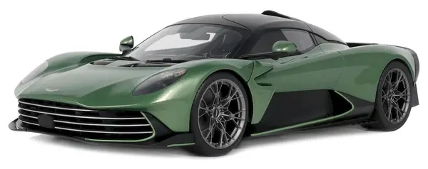Model de colecție GT Spirit Contemporary: Automobile - Aston Martin Valhalla Iridescent Emerald Green 2025