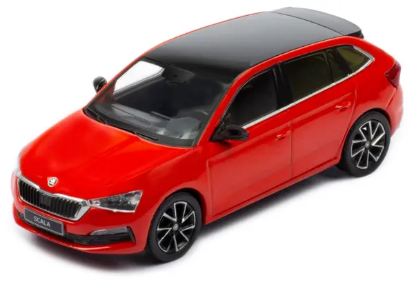 Model de colecție IXO Contemporary: Automobile - Skoda Scala, red, 2019