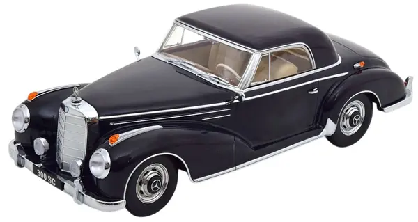 Model de colecție KK Scale Modern: Automobile - Mercedes-Benz 300 SC W188 Coupe 1955, dark blue