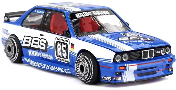 Model de colecție Mini GT Mașini de curse - BMW M3 (E30) Kaido Touring Champ V1 1989