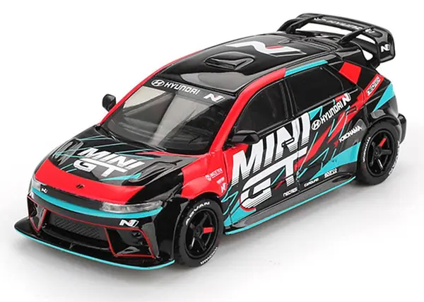 Model de colecție Mini GT Modern: Automobile - Hyundai Ioniq 5N MINI GT RS-01T Tokyo Auto Salon 2025 (LHD)