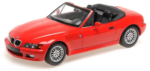Model de colecție MINICHAMPS Modern: Automobile - BMW Z3 Roadster, 1997, Red