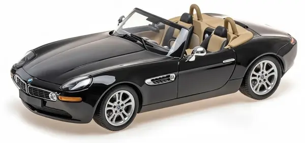 Model de colecție MINICHAMPS Modern: Automobile - BMW Z8 Roadster, 2000, Negru