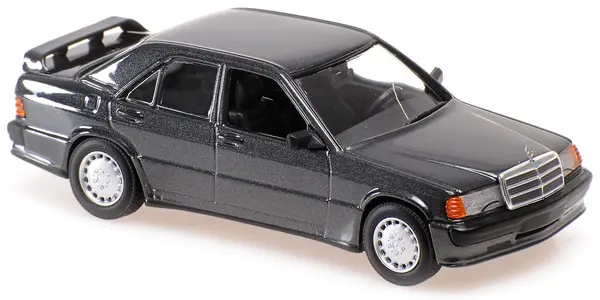 Model de colecție MINICHAMPS Modern: Mașini - Mercedes-Benz 190 E 2.3-16, 1984, Black Metallic