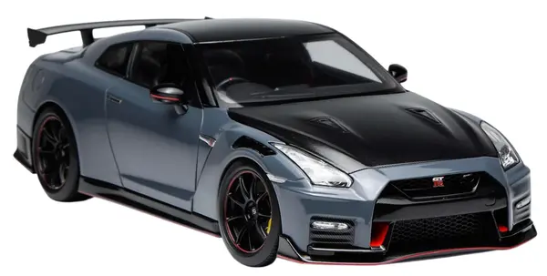 Model de colecție MOTORHELIX Modern: Automobile - Nissan GT-R NISMO (R35) Special Edition 2022 NISMO Stealth Gray - Limited Edition 999 pcs.