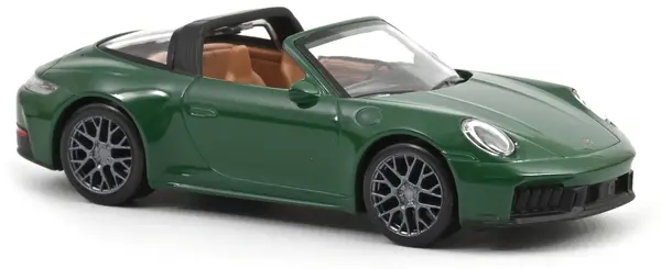 Model de colecție NOREV Modern: Mașini - Porsche 911 GTS Targa 2024 British Racing Green Jet-car